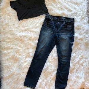 American Eagle Outfitters hi-rise Jegging Sz 14